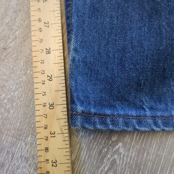 Carhartt Jeans Mens 36X31 Utility Flame Resistant Logo Workwear 5 Pocket - Picture 7 of 11